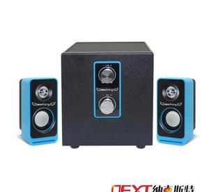 深圳新款木質(zhì)音箱電腦低音炮音響2.1多媒體書(shū)架音箱